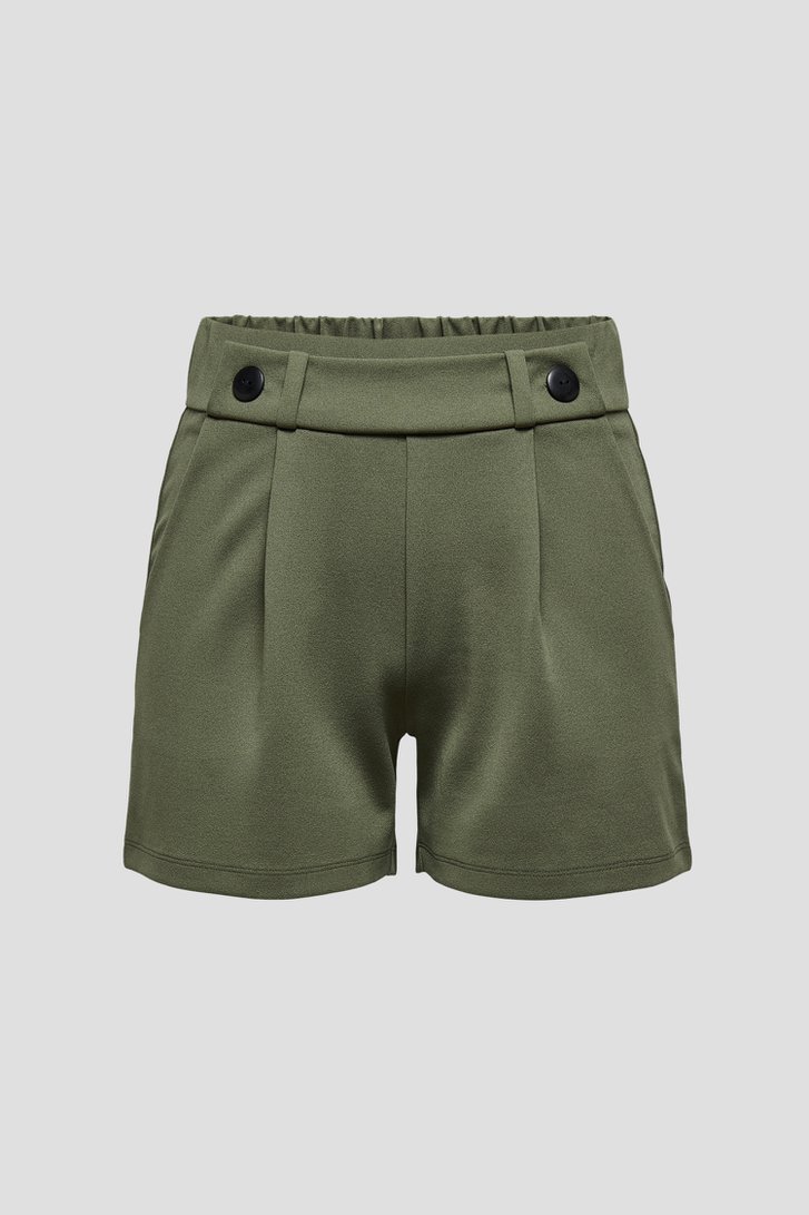 Kaki short met elastische taille van JDY voor Dames
