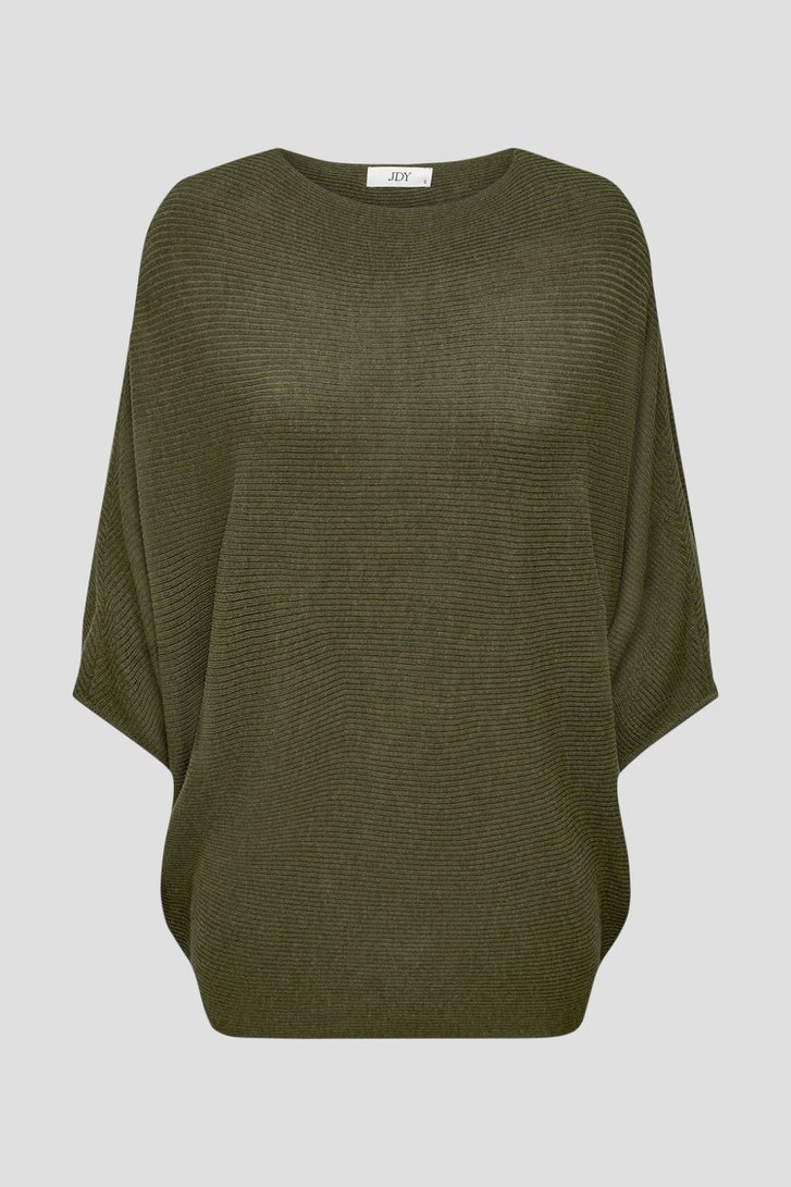 Productfoto 2 van Kaki trui met vleermuismouwen door JDY voor Dames
