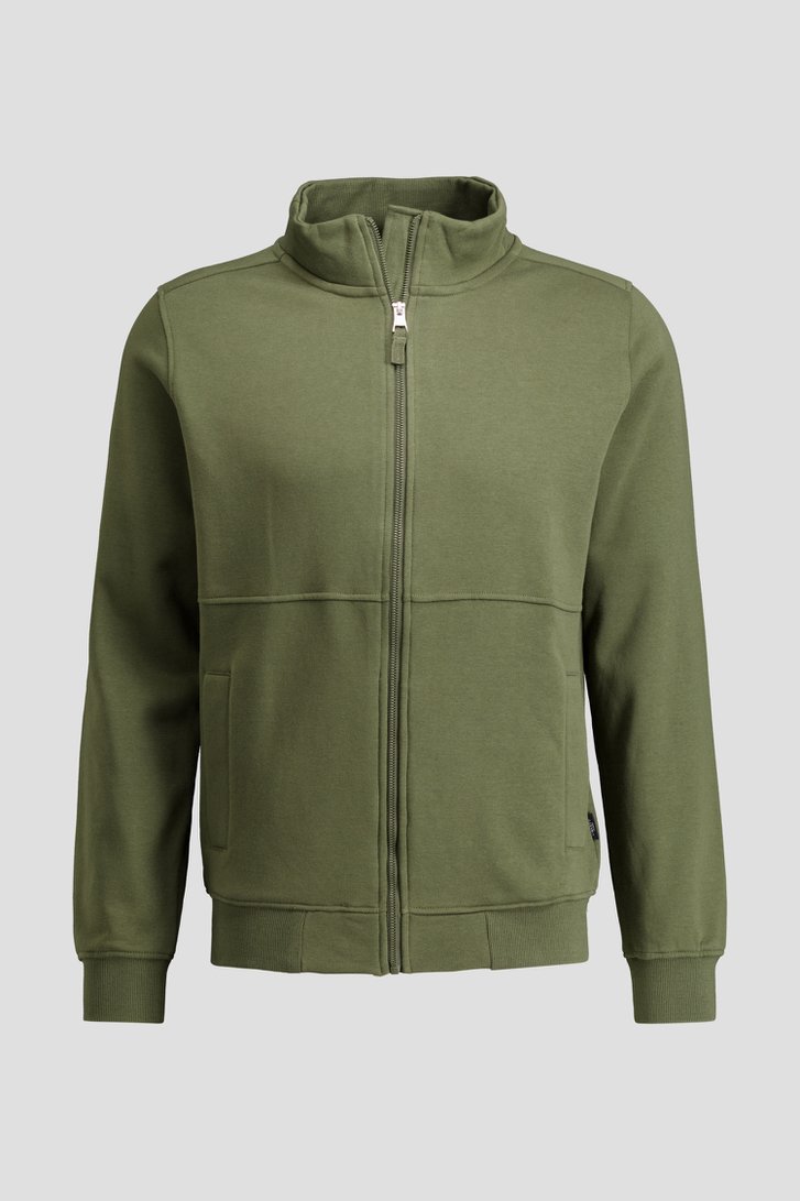 Productfoto 1 van Kaki vest met rits  door Liberty Island voor Heren