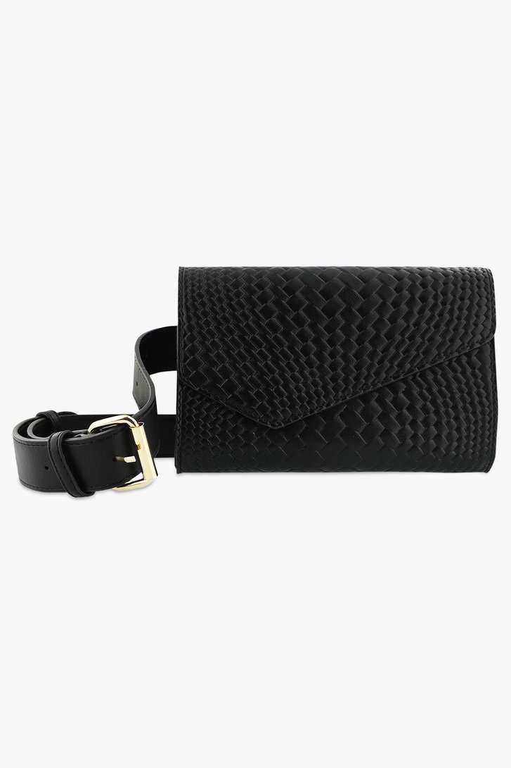 Kleine zwarte handtas/heuptas  van Modeno voor Dames