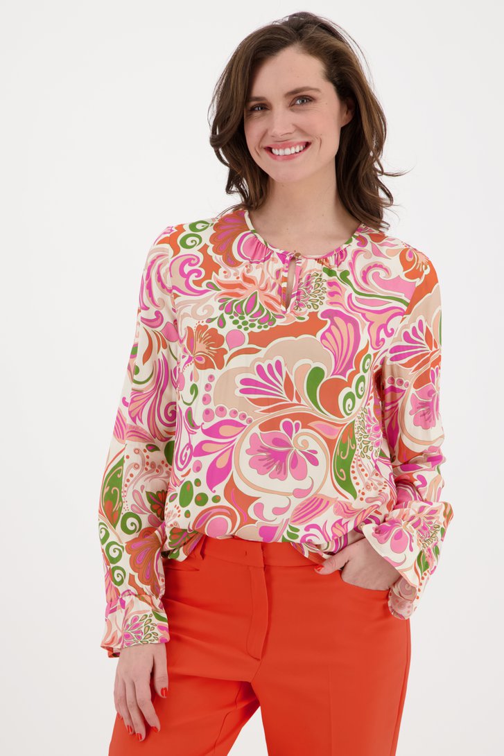 Kleurrijke blouse met paisley-print van More & More voor Dames