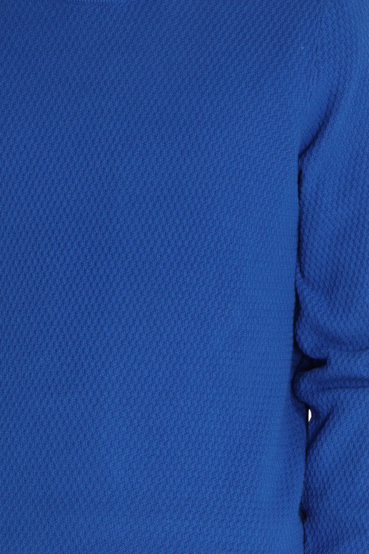 Koningsblauwe trui met ronde hals van Dansaert Blue voor Heren