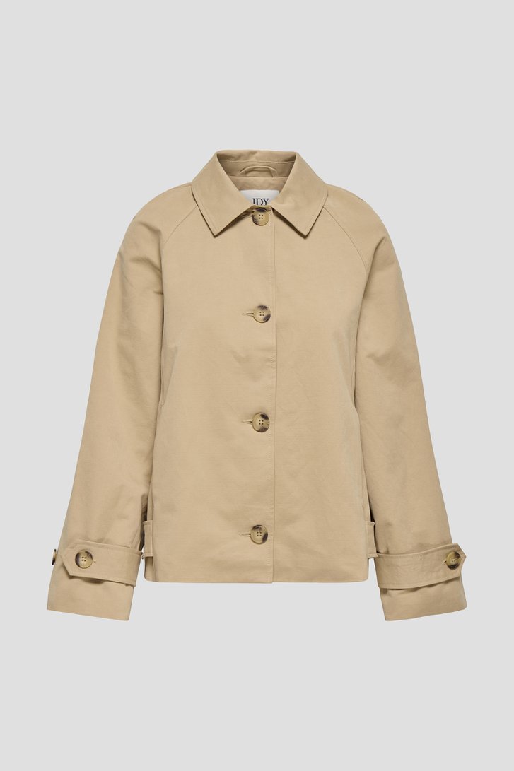 Productfoto 1 van Korte beige trenchcoat door JDY voor Dames