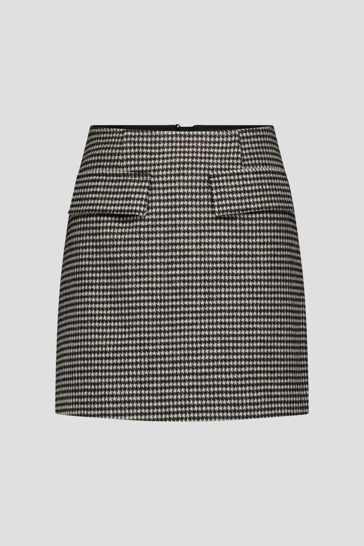 Productfoto 1 van Korte rok met pied-de-poule motief - Louise x Tine door Louise voor Dames