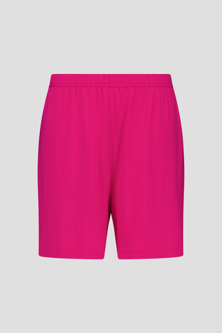 Korte roze pyjamaset met luipaardprint van Liberty Island voor Dames