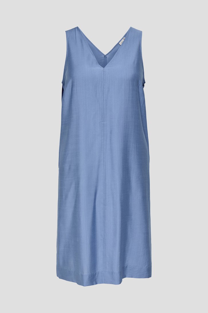 Productfoto 1 van Lang blauw kleedje met brede bandjes door ONLY Carmakoma voor Dames