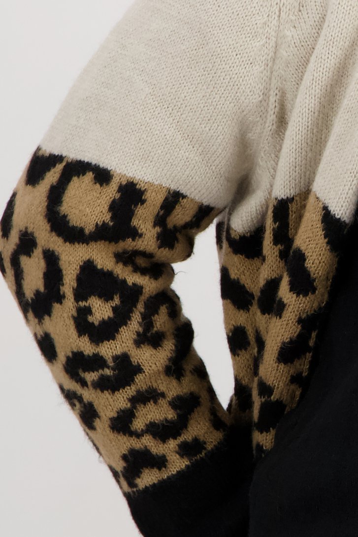 Lange cardigan met animal print van Only Carmakoma voor Dames