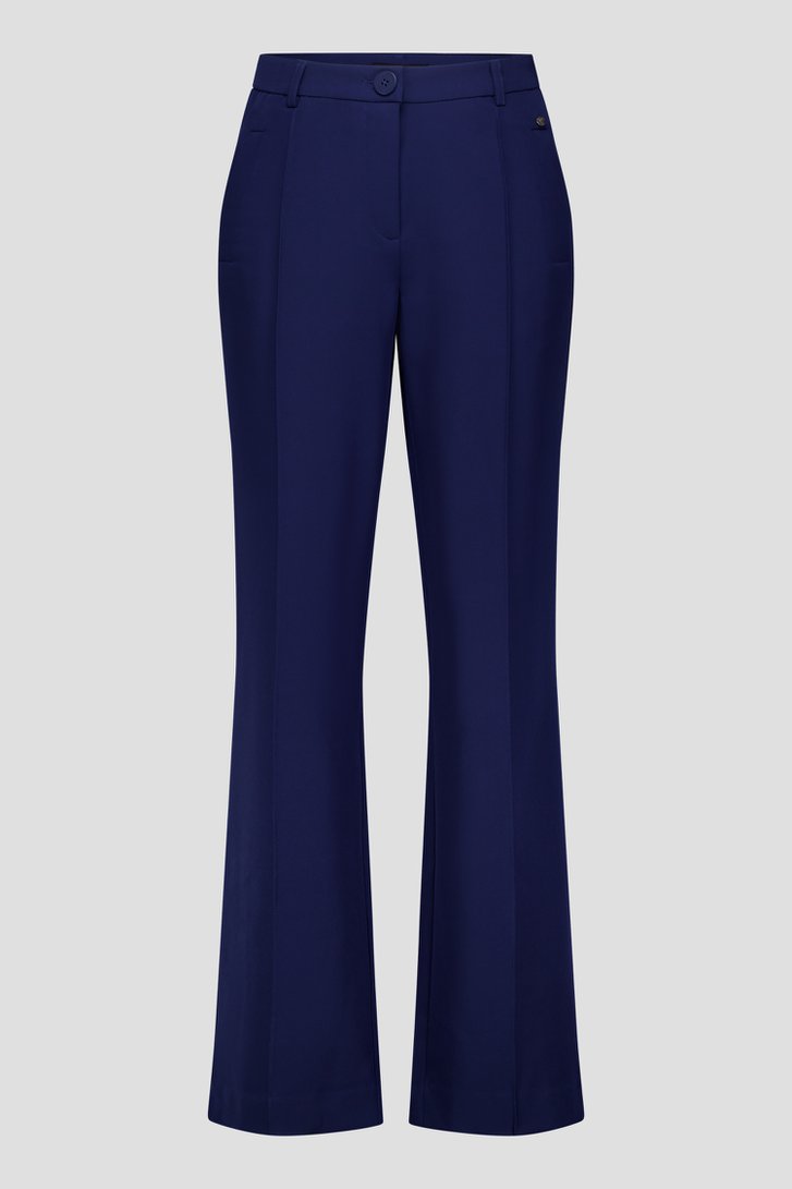 Productfoto 4 van Lange donkerblauwe broek door Claude Arielle voor Dames