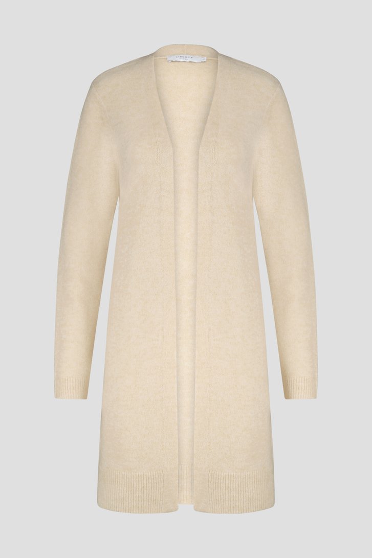 Lange ecru cardigan van Liberty Island voor Dames