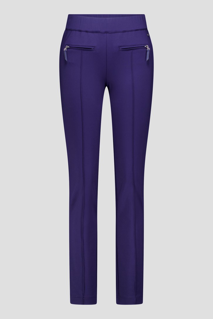 Photo produit 1 de Legging bleue avec taille élastiquée de Claude Arielle pour Femmes