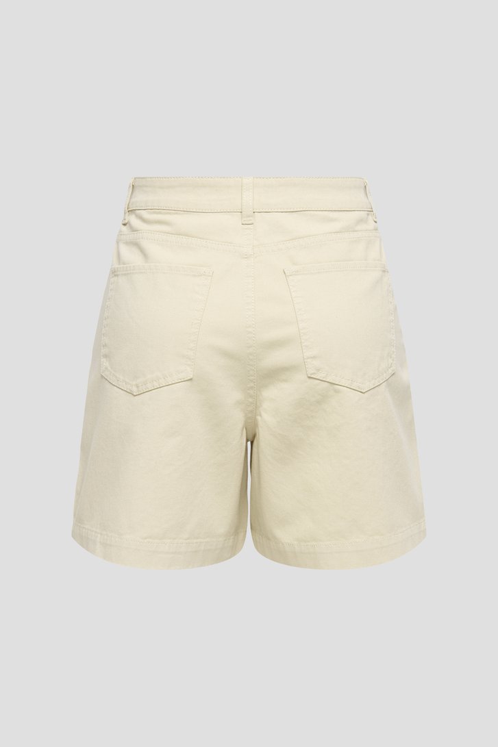 Productfoto 2 van Lichtbeige bermuda met bandplooien door JDY voor Dames