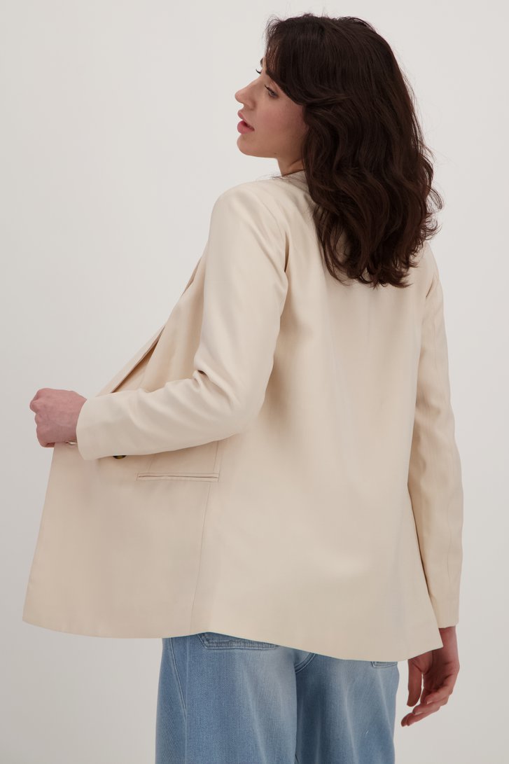 Lichtbeige blazer van JDY voor Dames