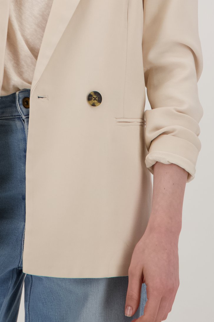 Lichtbeige blazer van JDY voor Dames