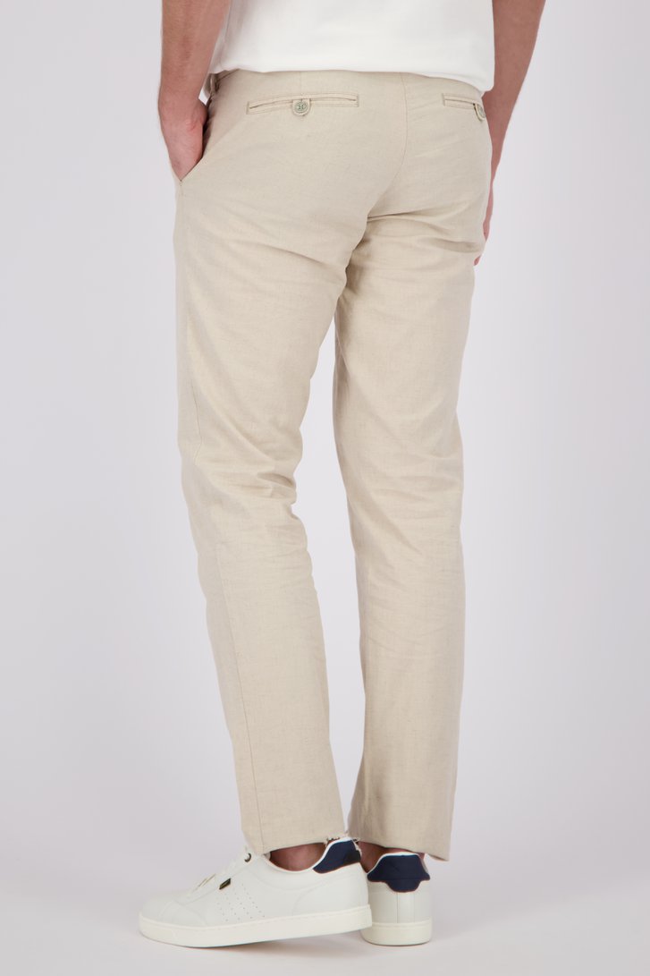 Lichtbeige chino - Louisiana - Regular fit van Brassville voor Heren