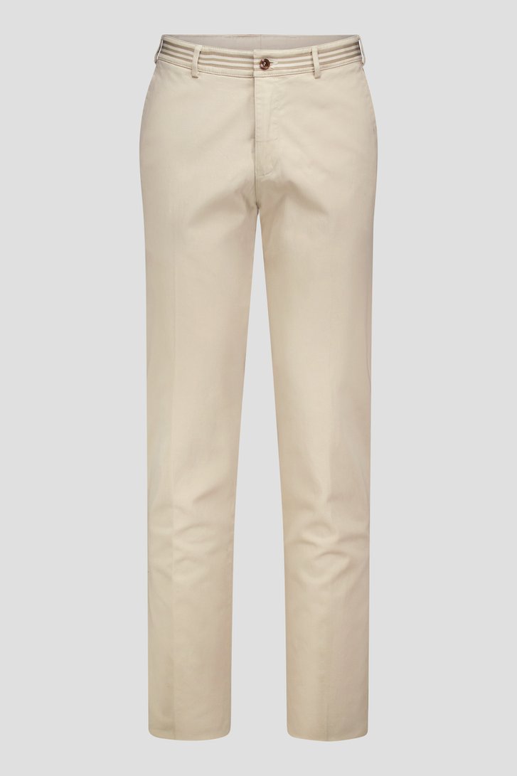 Productfoto 2 van Lichtbeige chino - Milano - Slim fit  door Brassville voor Heren