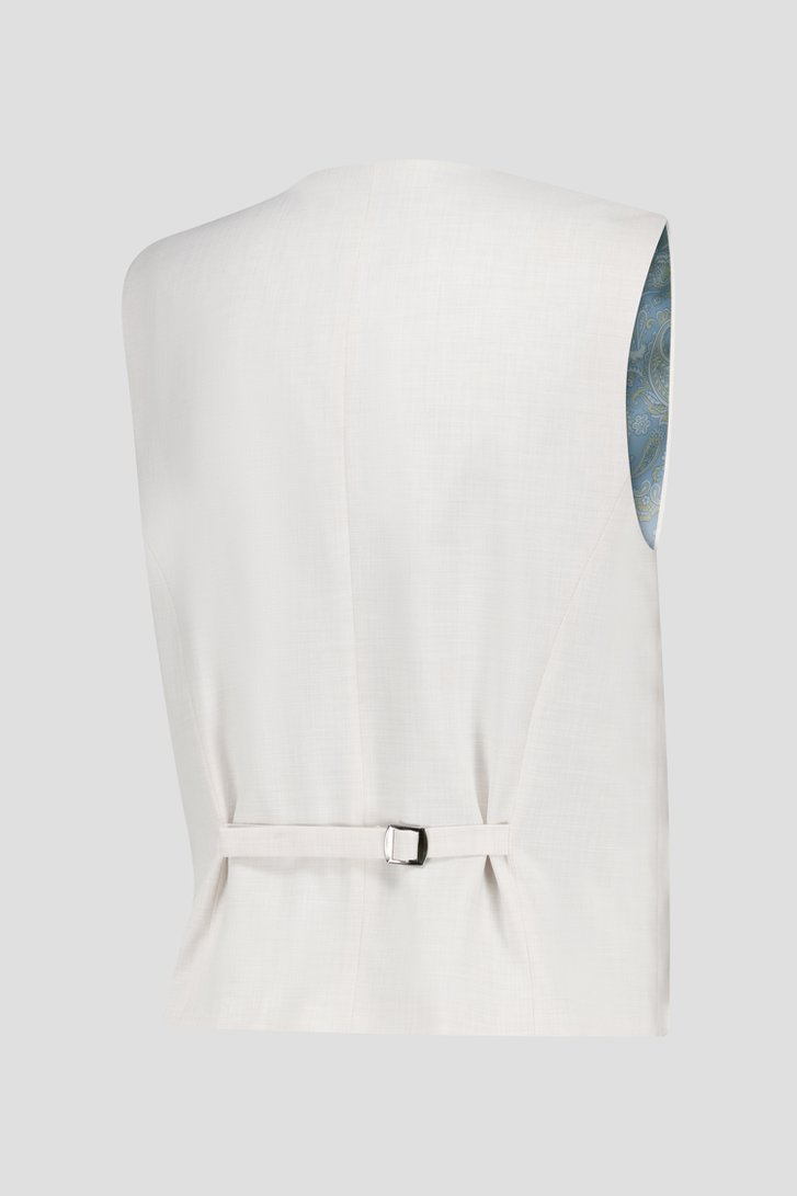 Lichtbeige gilet - Slim fit van Dansaert Black voor Heren