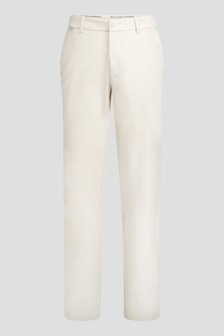 Productfoto 1 van Lichtbeige golfbroek door Dansaert Golf Club voor Heren