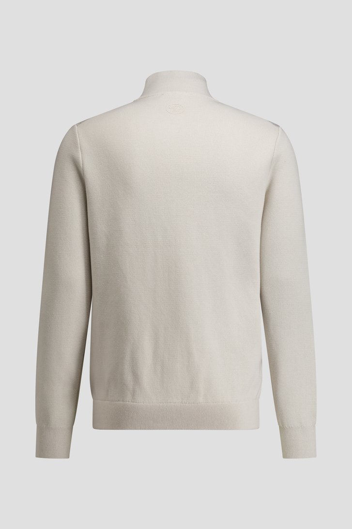 Productfoto 2 van Lichtbeige golfvest met rits door Dansaert Golf Club voor Heren