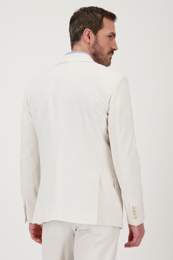 Lichtbeige kostuumvest – Slim fit  van Dansaert Black voor Heren