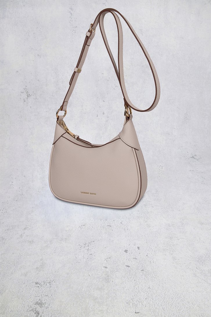 Productfoto 1 van Lichtbeige schoudertas met sjaaltje door Laurent David voor Dames