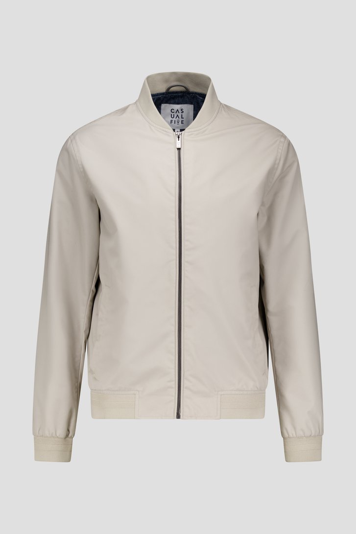 Lichtbeige waterafstotende bomberjack van Casual Five voor Heren
