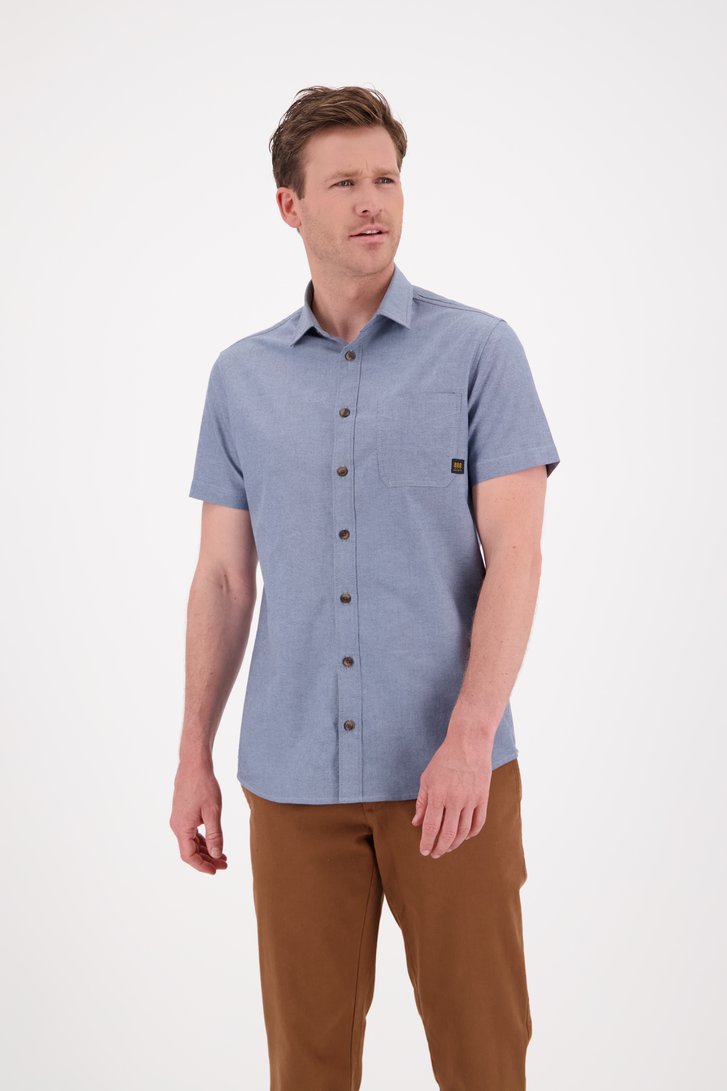 Lichtblauw hemd - regular fit van Ravøtt voor Heren