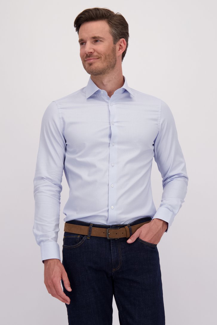Lichtblauw hemd – Slim fit van Dansaert Black voor Heren