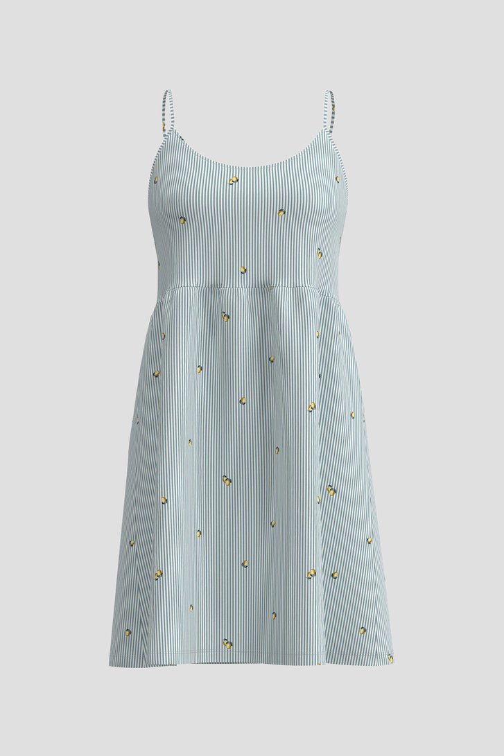 Productfoto 1 van Lichtblauw slaapkleedje met gele print door Tom Tailor voor Dames