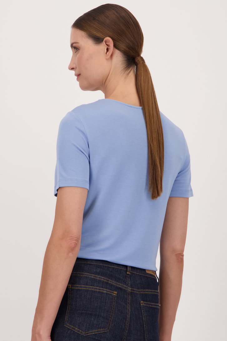 Lichtblauw T-shirt van More & More voor Dames