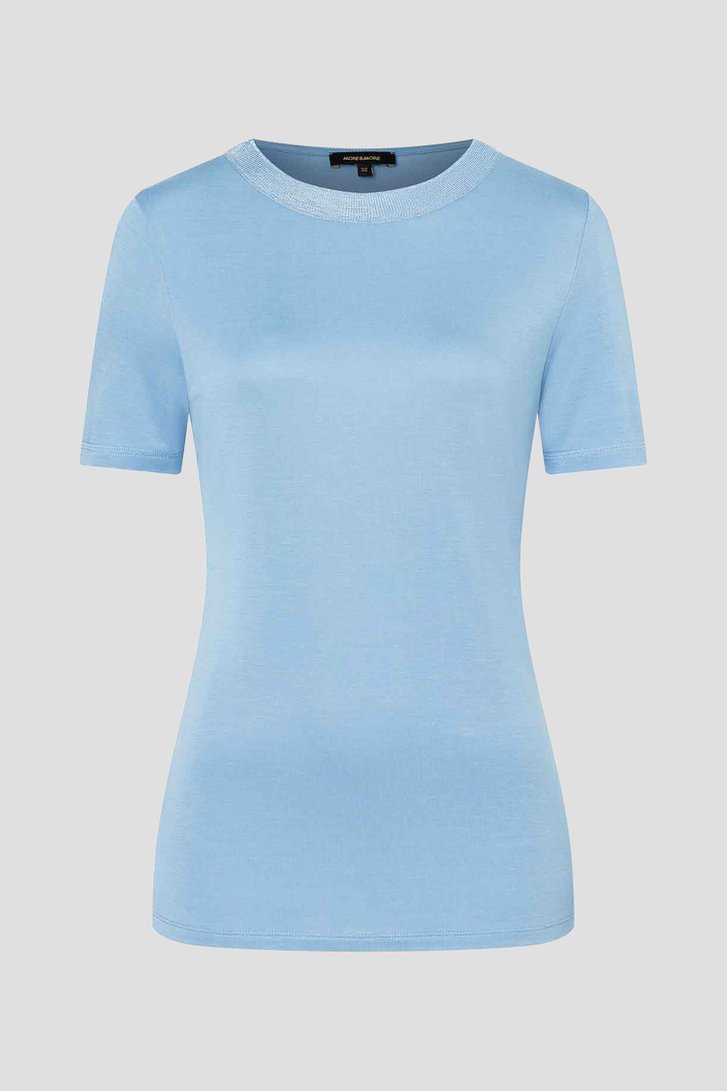 Lichtblauw T-shirt van More & More voor Dames