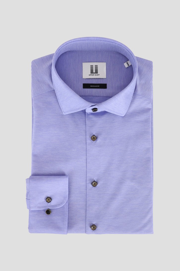 Lichtblauw travelshirt - Regular fit van Upper East voor Heren