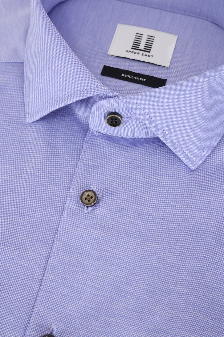 Lichtblauw travelshirt - Regular fit van Upper East voor Heren