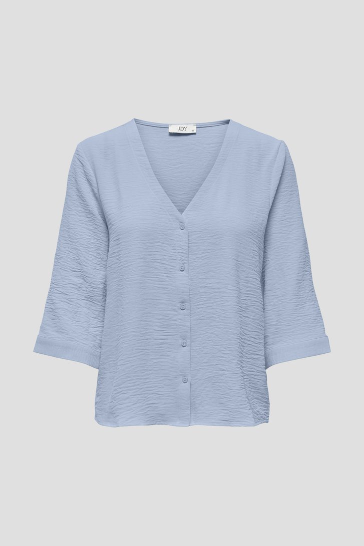 Productfoto 2 van Lichtblauwe blouse met tetralook door JDY voor Dames