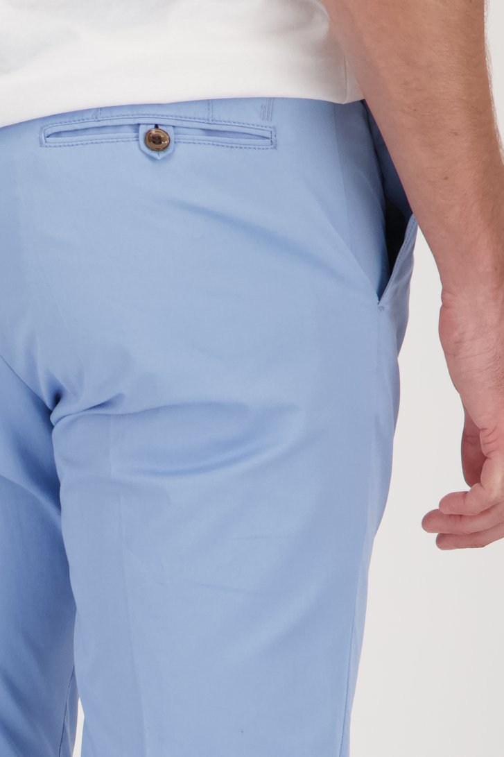 Lichtblauwe chino - Dallas - Slim fit van Brassville voor Heren