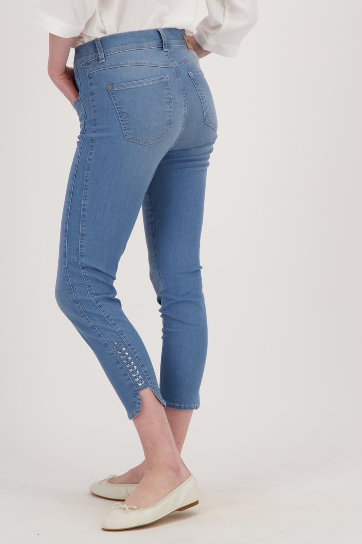 Lichtblauwe jeans met 7/8 lengte - Slim fit  van Angels voor Dames