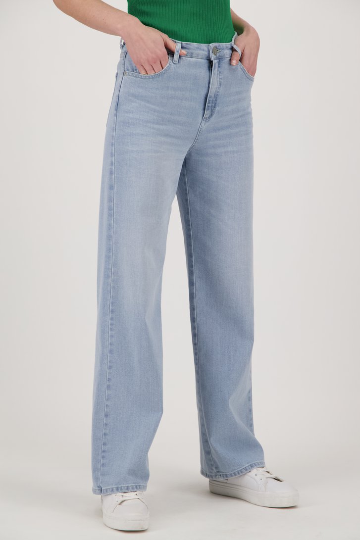 Lichtblauwe jeans - Mivy - Straight fit - L32 van Opus voor Dames