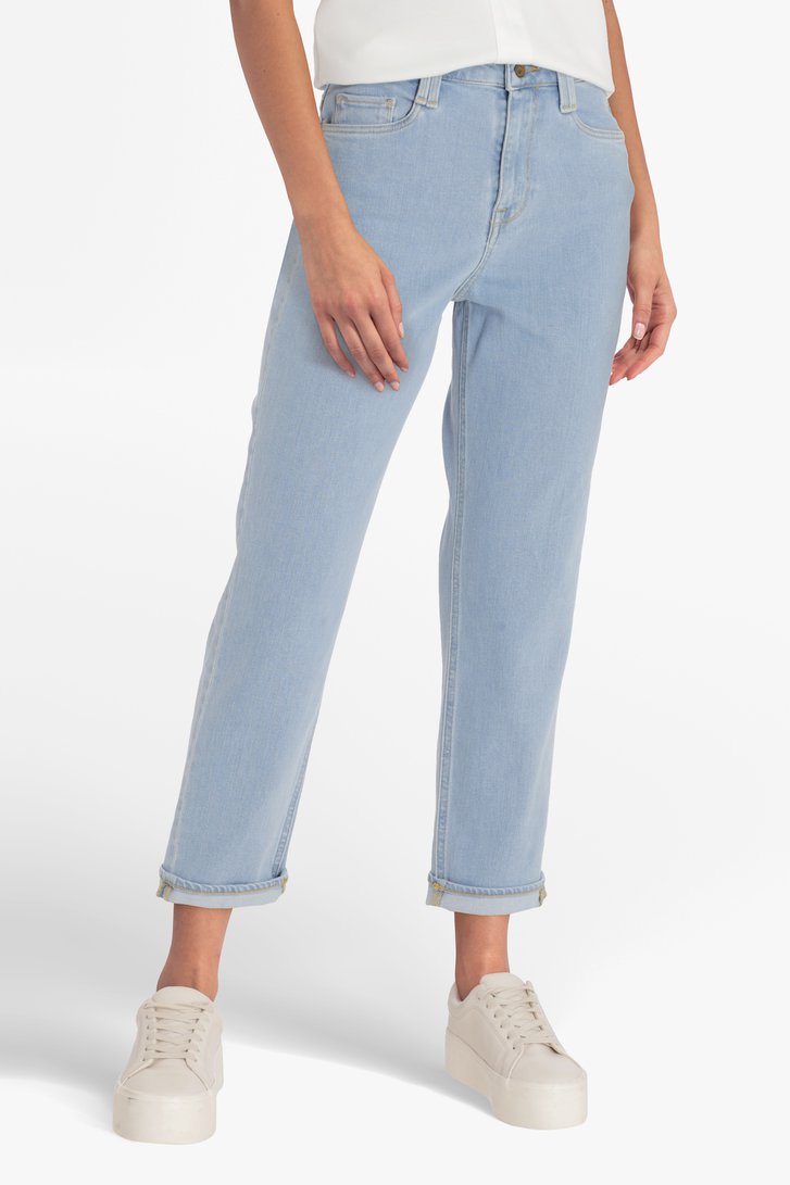Lichtblauwe jeans - mom fit van Liberty Island Denim voor Dames