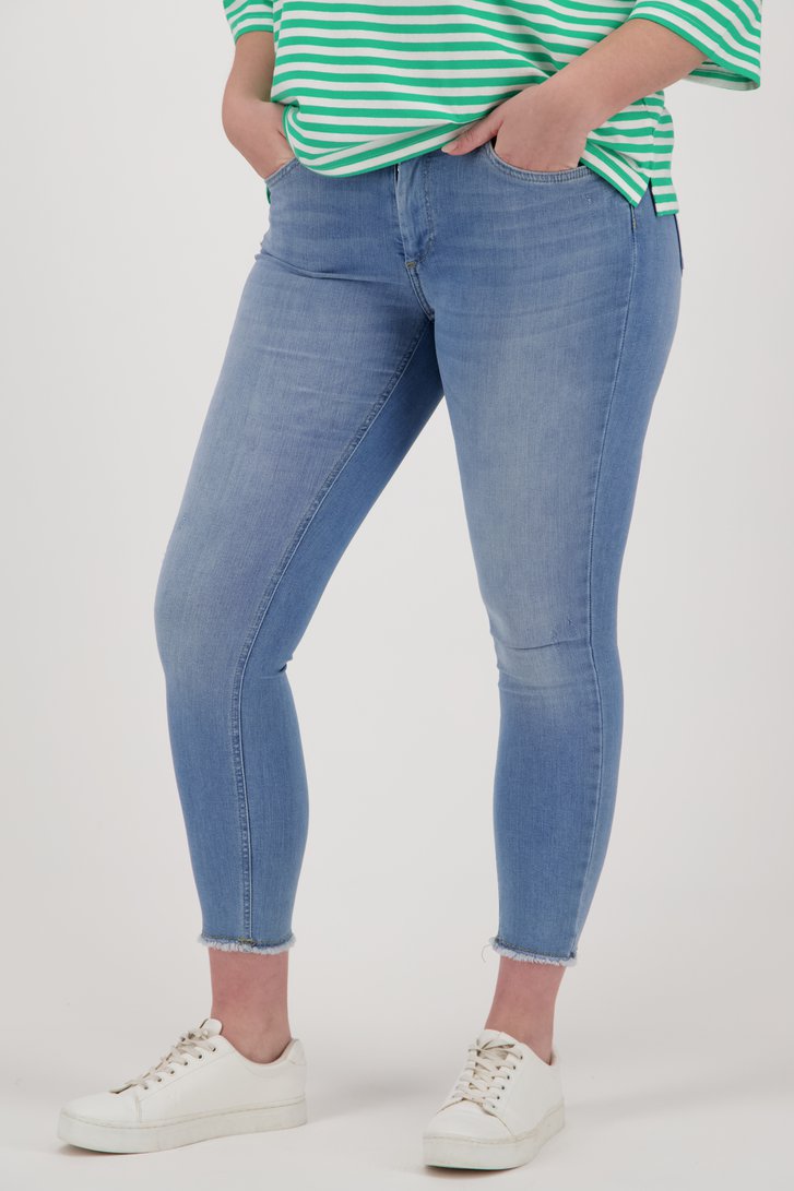 Lichtblauwe jeans - skinny fit  van Only Carmakoma voor Dames