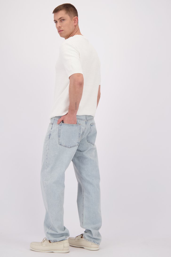 Achterkant van Lichtblauwe jeans - Straight fit  door Only & Sons voor Heren