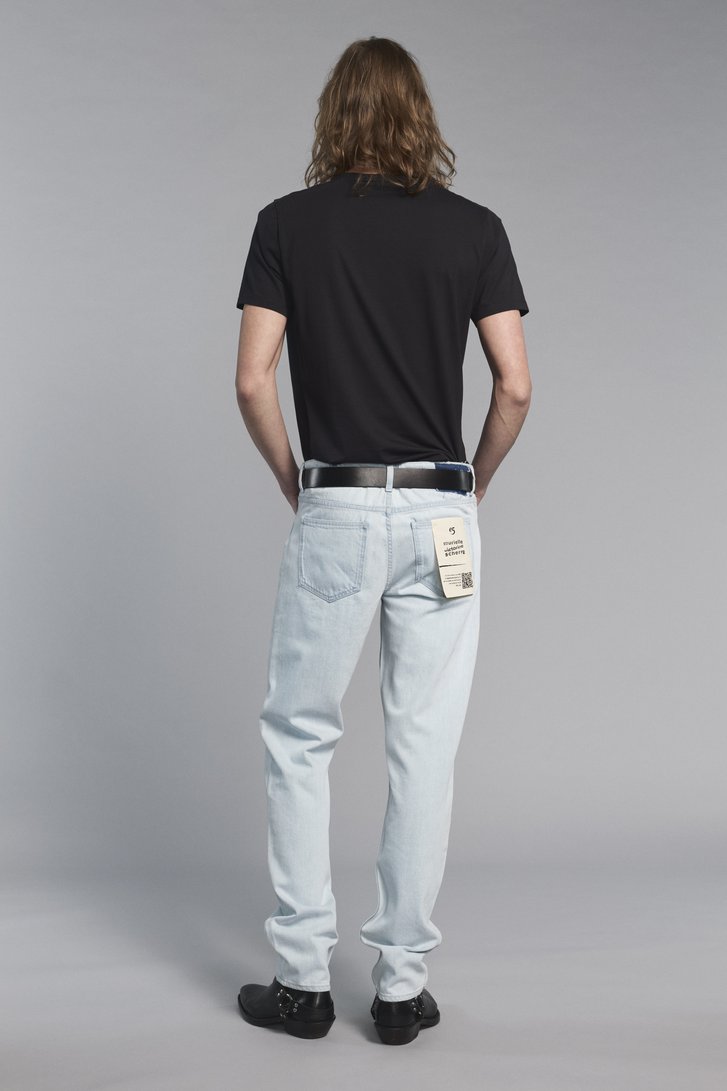 Lichtblauwe jeans - Straight fit – Monroe van Murielle Victorine Scherre voor Heren