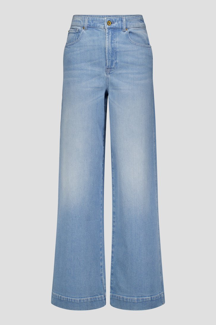 Lichtblauwe jeans - Wide leg fit  van Liberty Island Denim voor Dames