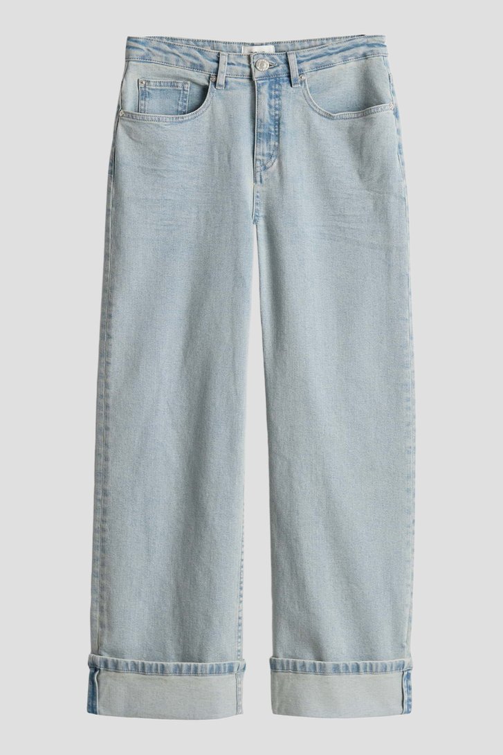 Productfoto 1 van Lichtblauwe jeans - Wide leg fit door Opus voor Dames