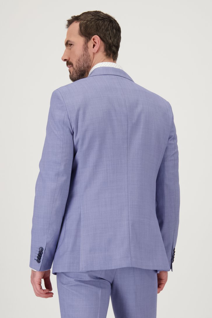 Lichtblauwe kostuumvest – Slim fit  van Dansaert Black voor Heren