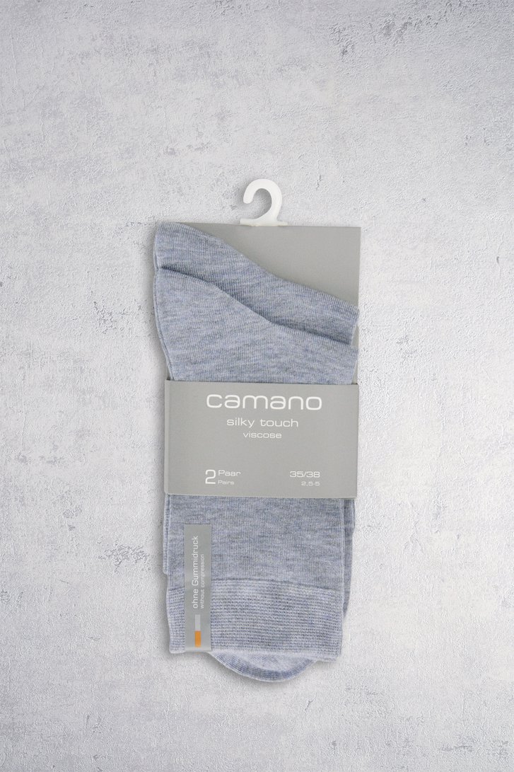 Productfoto 4 van Lichtblauwe sokken - 2 paar door Camano voor Dames