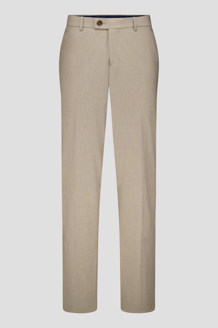 Productfoto 1 van Lichtbruine kostuumbroek - Comfort fit door Dansaert Black voor Heren