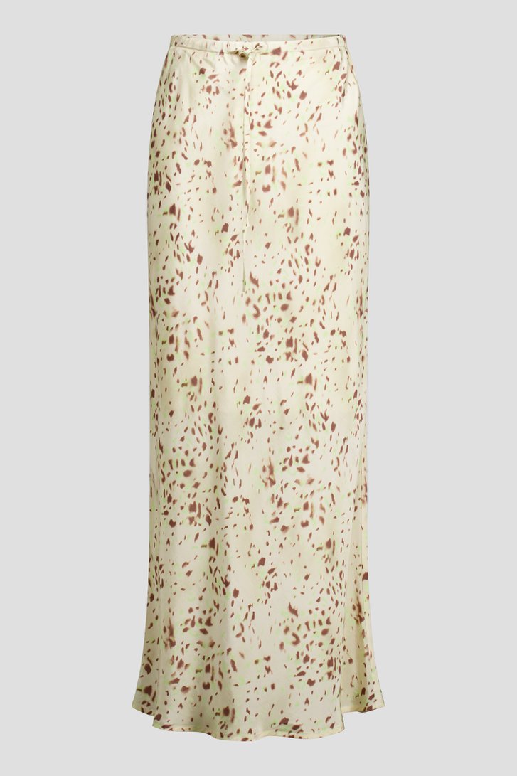 Productfoto 1 van Lichtgele maxirok met print door Louise voor Dames