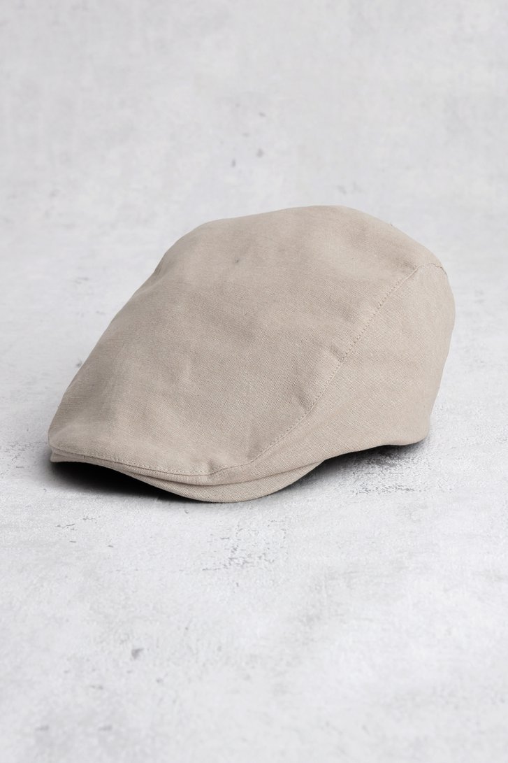 Voorkant van Lichtgrijze flat cap door Liberty Island voor Heren