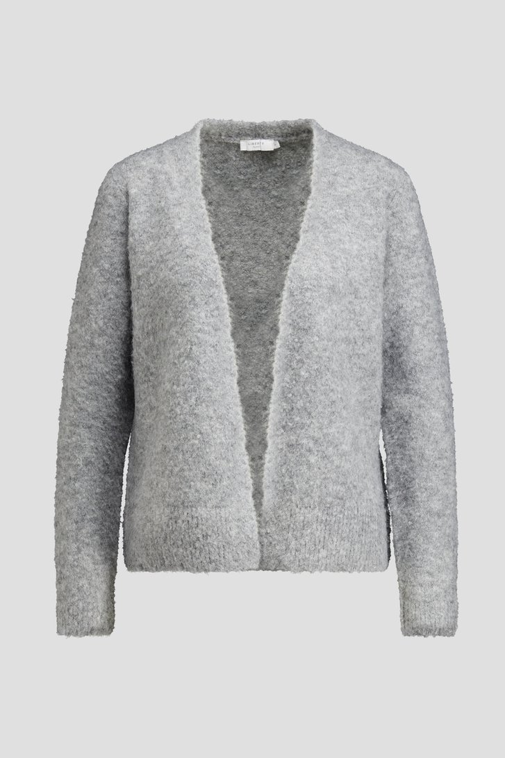 Productfoto 1 van Lichtgrijze gemêleerde cardigan door Liberty Island voor Dames