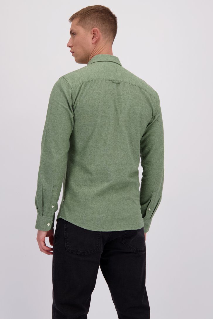 Achterkant van Lichtgroen hemd - Regular fit door Only & Sons voor Heren