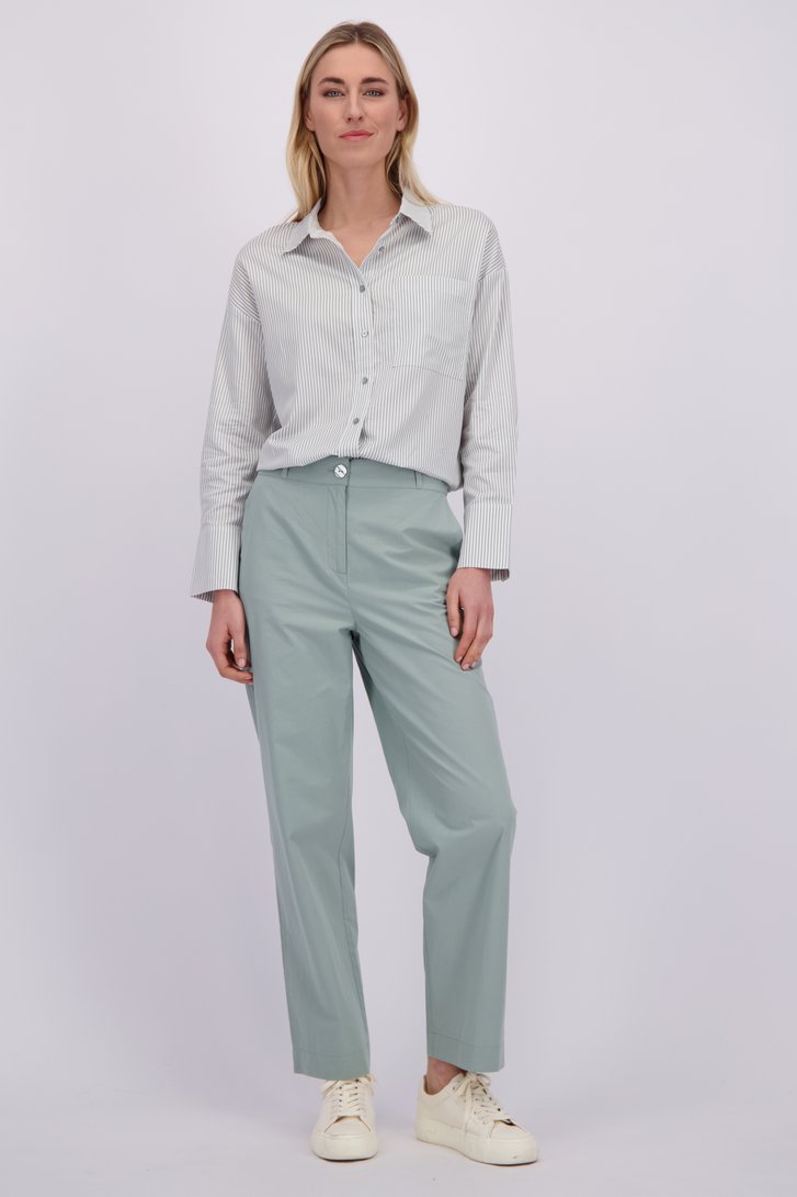 Voorkant van Lichtgroene broek door Liberty Island voor Dames